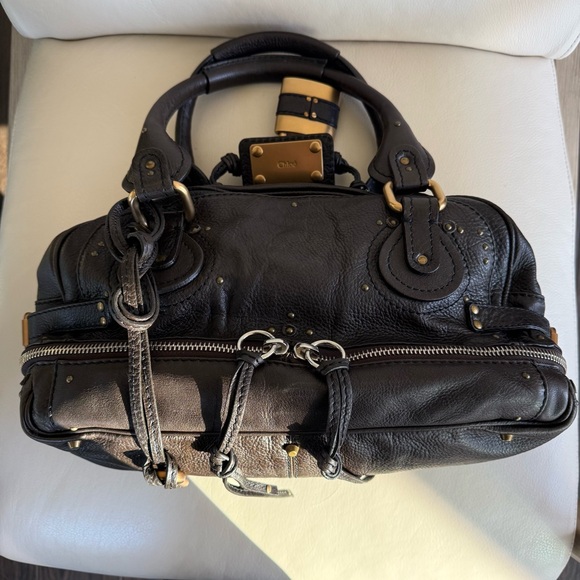 RARE Chloe East / West Double Zippy Paddington Shoulder Bag - Picture 2 of 16